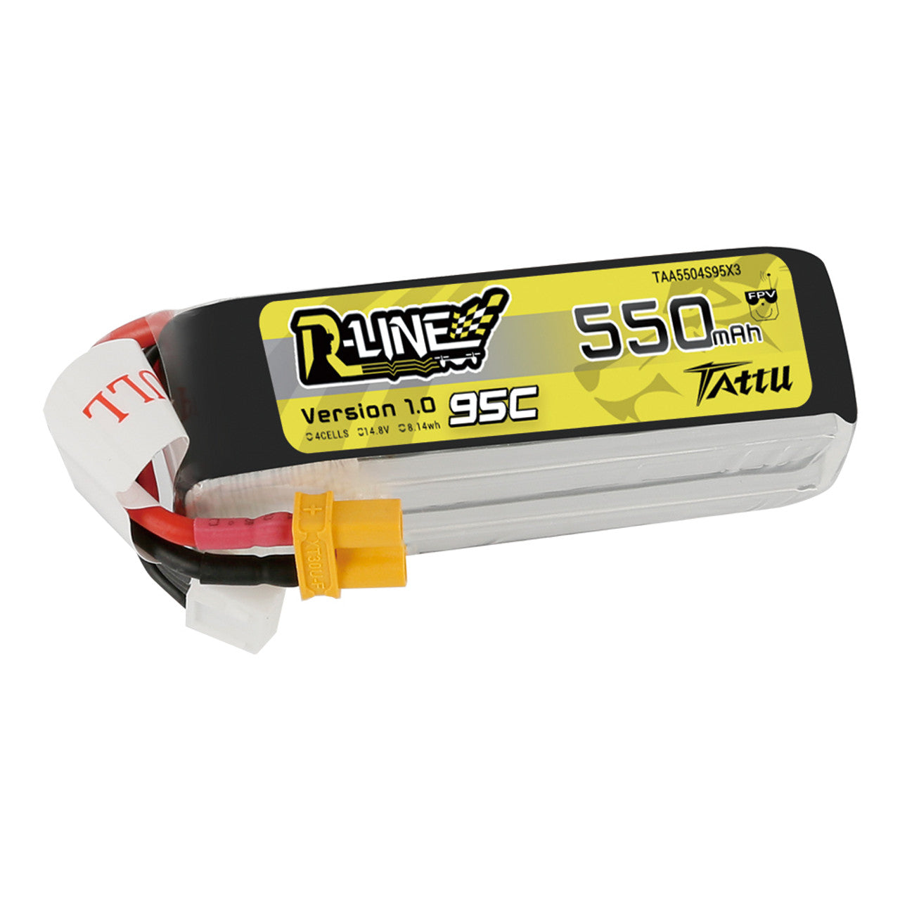 Tattu R-Line 550mAh 4S 95C Lipo XT30