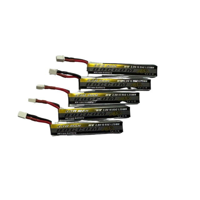 DOGCOM 330mAh 1S 3.8V BT2.0 Micro drone battery